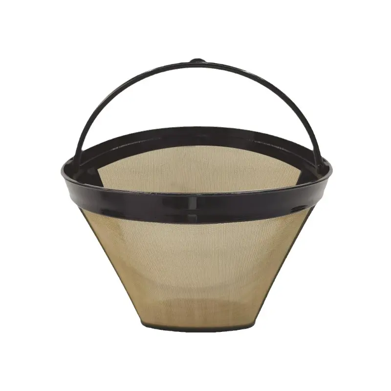 1/3pcs Cone Shape Permanent Coffee Filter Mesh Basket Stainless Steel Reusable Kitchen Coffeeware Coffee Filters Tea Brewer