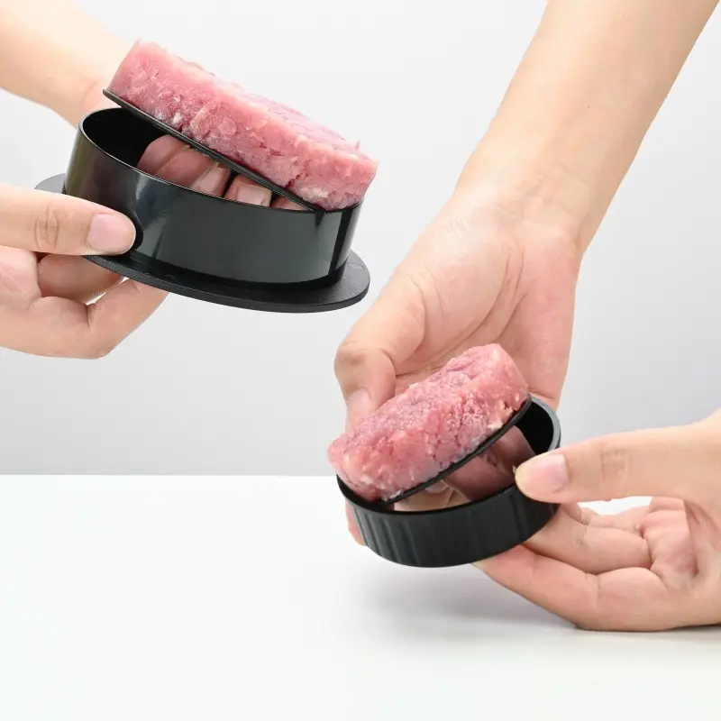 Hamburger Maker Press Food-Grade ABS Round Shape Non-Stick Stuffed, Meat Beef Grill Burger Press Cutlet Mold Kitchen Gadgets
