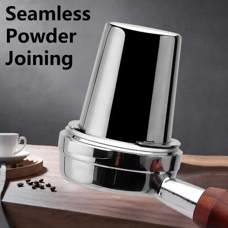58/53/51mm Coffee Dosing Cup Large Caliber for Espresso Machine Wear Resistant 304 Stainless Steel Coffee Dosing Cup Coffeeware
