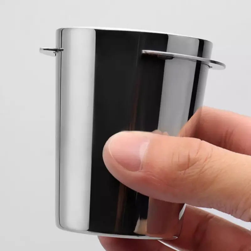 58/53/51mm Coffee Dosing Cup Large Caliber for Espresso Machine Wear Resistant 304 Stainless Steel Coffee Dosing Cup Coffeeware