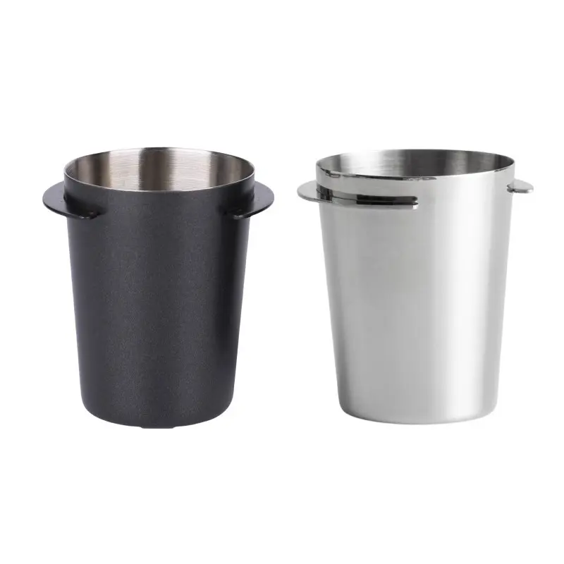 58/53/51mm Coffee Dosing Cup Large Caliber for Espresso Machine Wear Resistant 304 Stainless Steel Coffee Dosing Cup Coffeeware