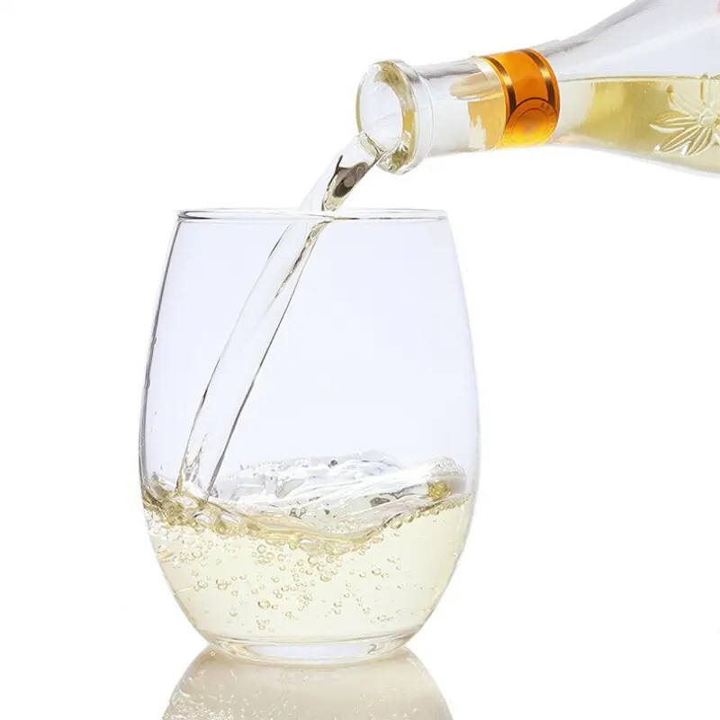 Whiskey Glass Cup Round Transparent Glass Smoothie Juice Milk Glass Cups Suitable for Drinking Whiskey Cognac Cocktail Drinkware