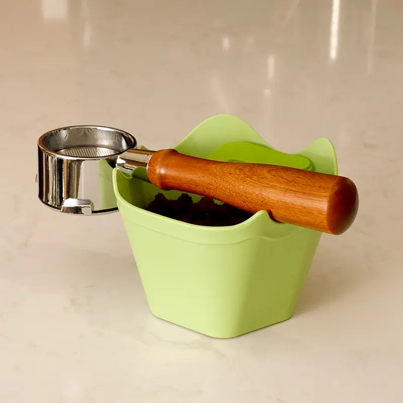 NEW Coffee Knock Box Espresso Grounds Container Anti Slip Espresso Dump Bin Grind Barista Goods Cafe Bar Accessories