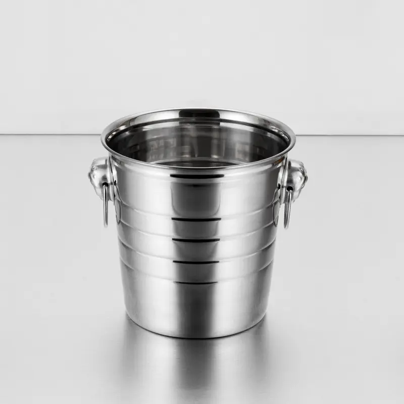 1/3/5L Wine Beer Cooler Bucket Stainless Steel Ice Cake Maker for KTV Bar Kitchen Party Barware Snack Container Champagne Bucket