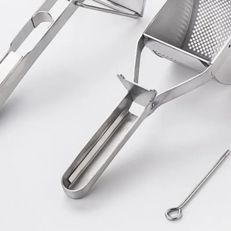 Potato Masher Ricer Manual Fruit Masher Stainless Steel Detachable Pumpkin Carrot Masher Press and Mash Potato Masher Tool