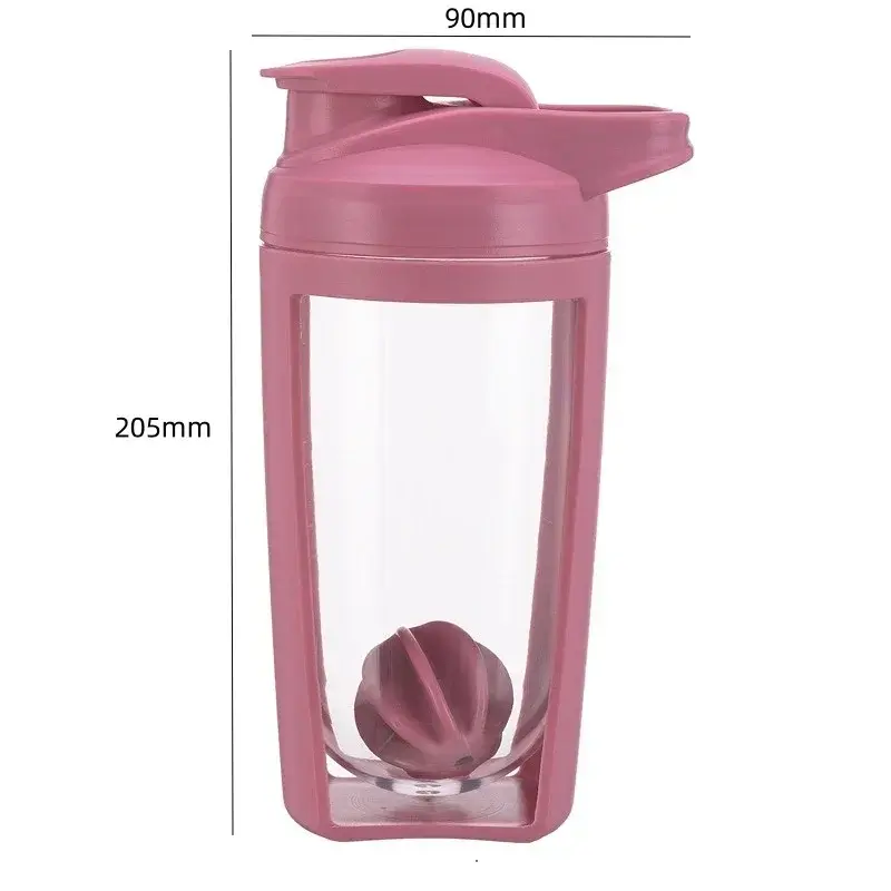 550ML Shaker Cup Sports Water Bottle Portable Coffee Milk Mixing Cup Protein Powder Shake mixing cup Sealed Leak-proof Bottle