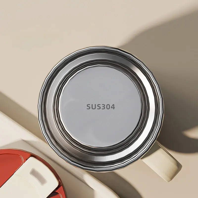 400ml Coffee Mug with Lid 304 Stainless Steel Cold and hot drinks Cup Dual-walled Insulated Vacuum Water Cup Portable Travel Cup