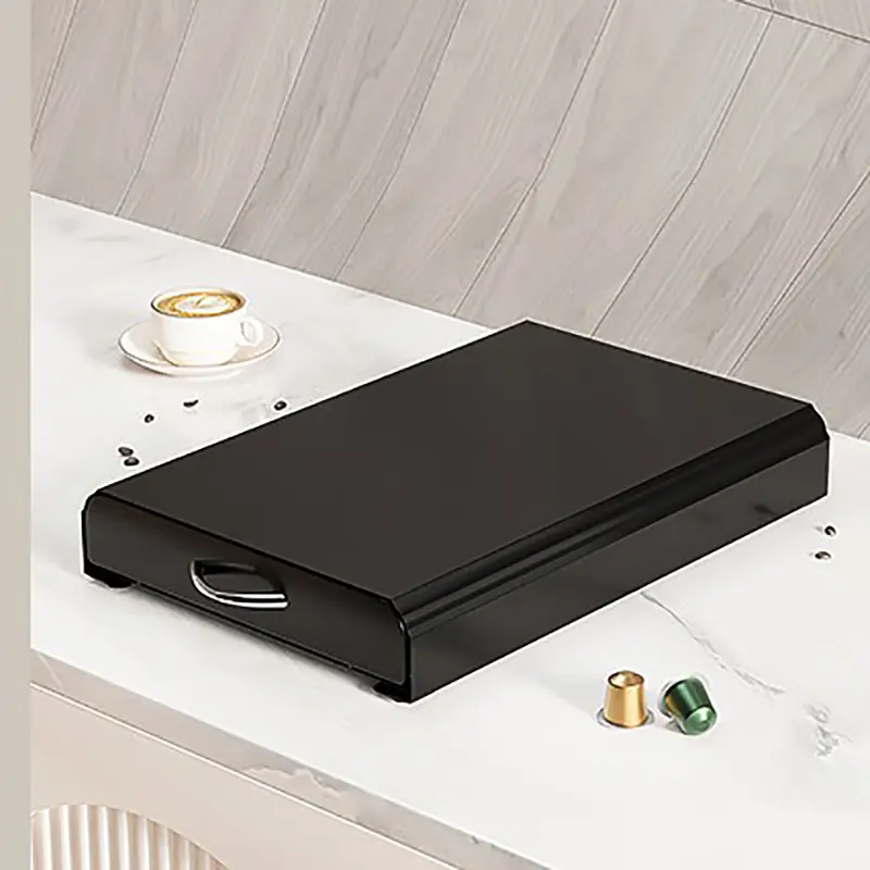 Coffee Capsule Display Rack Storage Drawer Bar for Nespresso Desktop Tea Bag Storage Box Coffee Machine Base Drawer Storage Rack