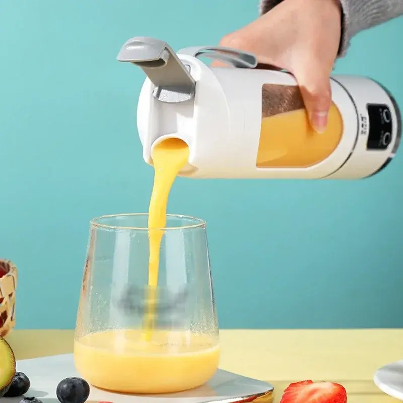 450ml Portable Electric Juicer USB Charging Mini Juicer Fruit Mixer Electric Handheld Juicer for Home Shakes and Smoothies Mixer