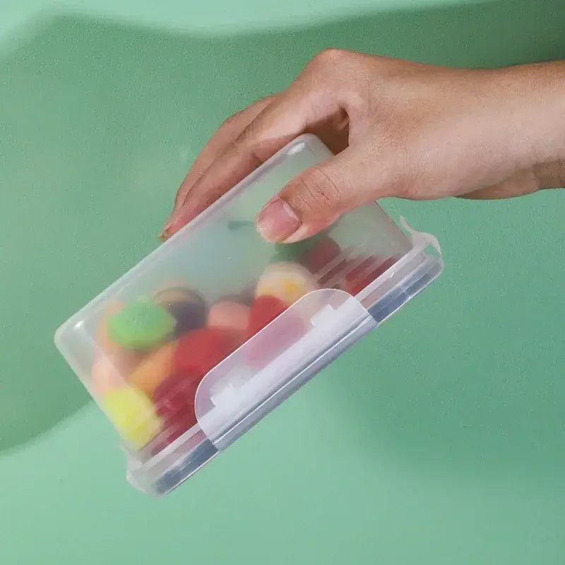 Refrigerator Preservation Storage Box Drain Basket Storage Containers Multifunctional Sealed Box Vegetable Fruit Food Organizer