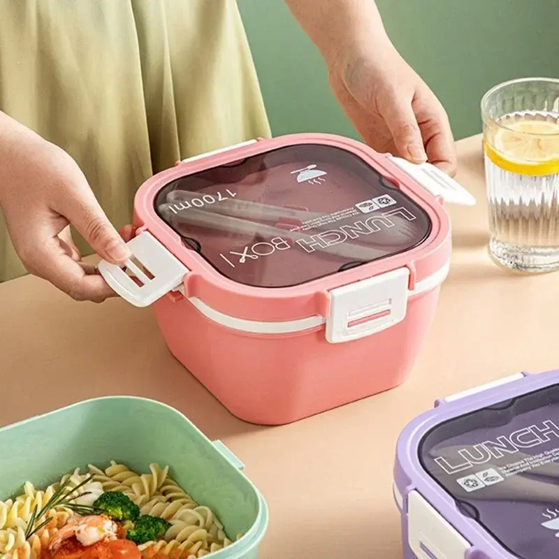 1200ml/1700ml Compartments Lunch Box for Kids Food Storage Containers Lunch box Picnic Salad box School Tableware Bento Box