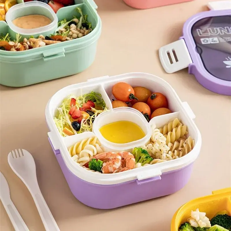 1200ml/1700ml Compartments Lunch Box for Kids Food Storage Containers Lunch box Picnic Salad box School Tableware Bento Box