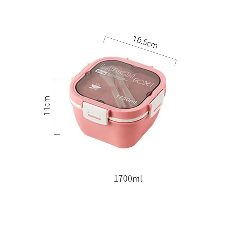 1200ml/1700ml Compartments Lunch Box for Kids Food Storage Containers Lunch box Picnic Salad box School Tableware Bento Box