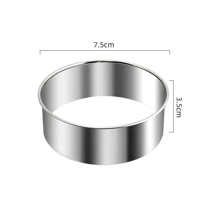 4/12pcs Dumpling Mold Set Stainless Steel Chinese Dumpling Maker Metal Empanada Dough Pressing Tool Pastry Shuijiao Kitchen Tool