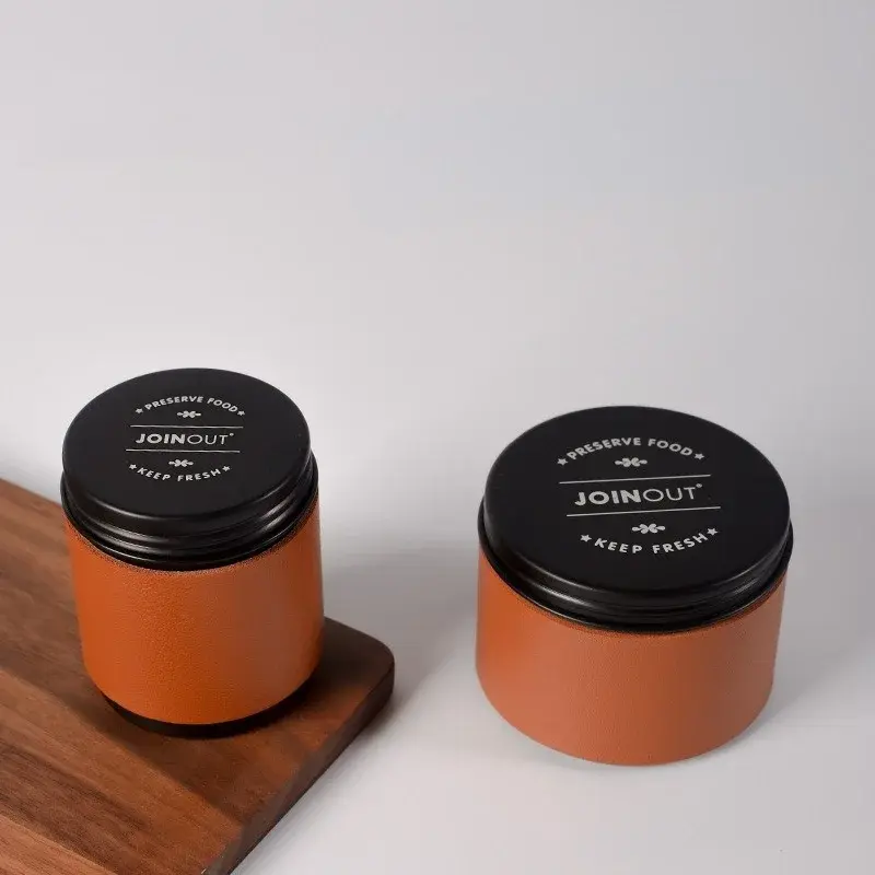 Portable Mini Coffee Bean Storage jar Aluminum Alloy Coffee Powder Sealed Tank Outdoor camping Coffee bean Tea Storage Container