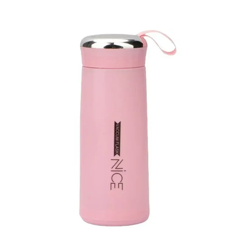 400ML Portable Double Walled Glass Water Bottle Travel Office Home Student Creative Water Cup Coffee Juice Milk Cup Water Bottle