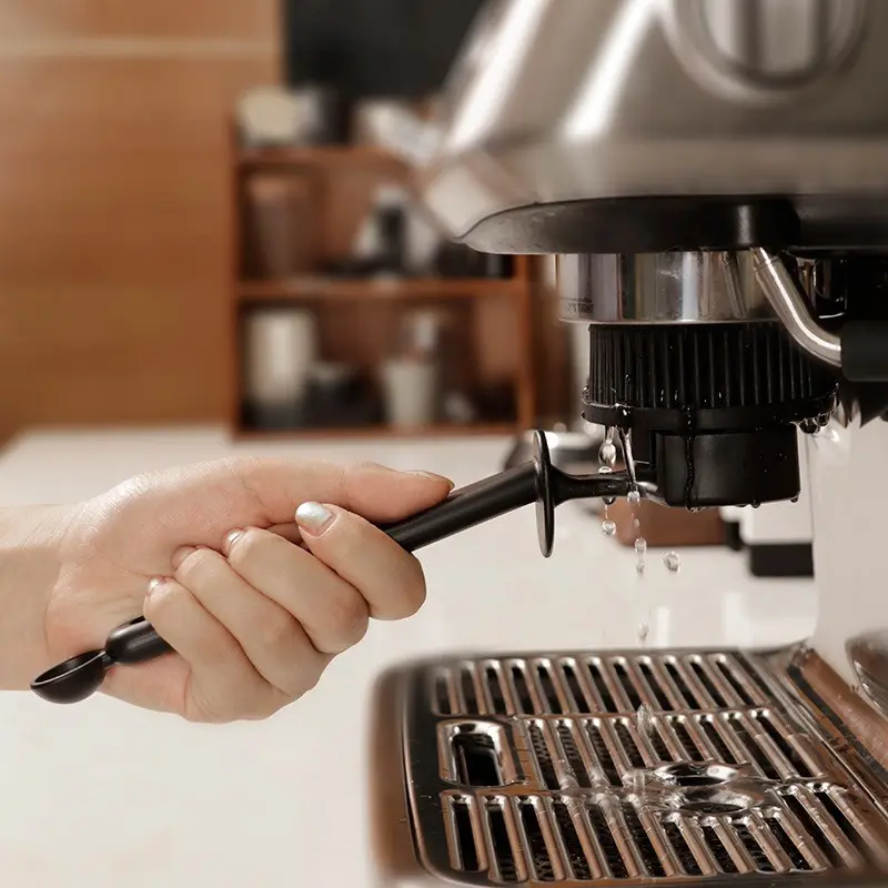 Coffee Machine Cleaning Brush Silicone Circular Head Coffee Brush 51mm 58mm Espresso Group Head Cleaning Brush Detachable Brush