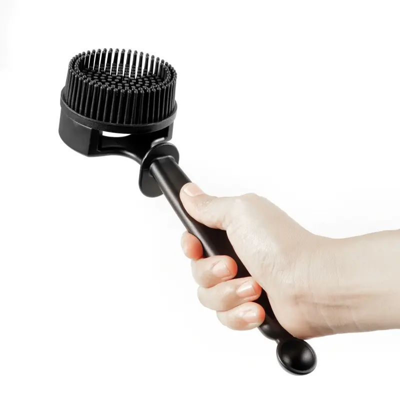 Coffee Machine Cleaning Brush Silicone Circular Head Coffee Brush 51mm 58mm Espresso Group Head Cleaning Brush Detachable Brush