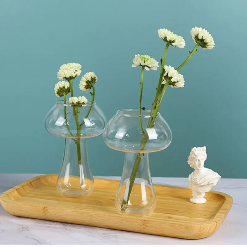 Creative Mushroom Cocktail Glass Cups Transparent drinks Beer Wine Glasses Coffee Cups Drinkware for Bar Parties Home Drinking ﻿
