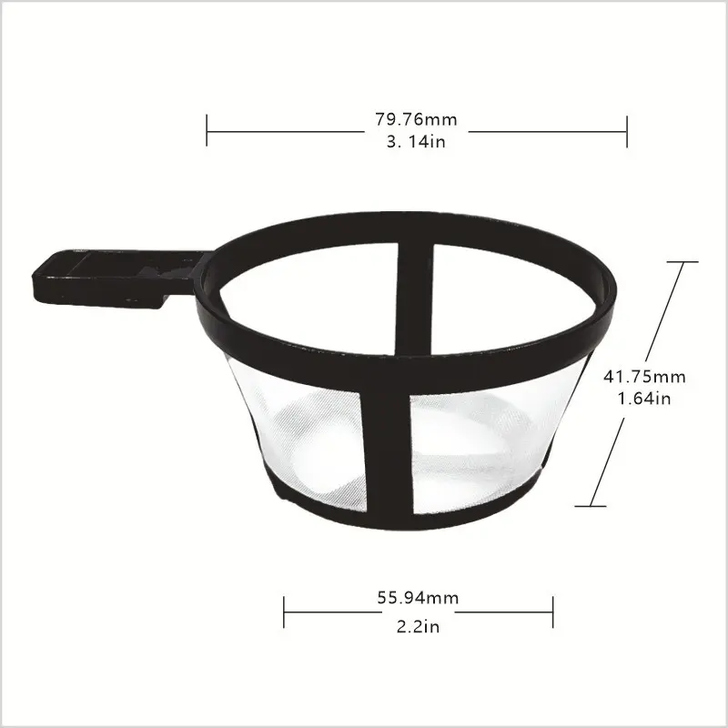 1/3/5/10pcs Reusable Coffee Filter Nylon Coffee Pot Filter Portable Basket Cup Style Environmental Protection Mesh Coffee Tools
