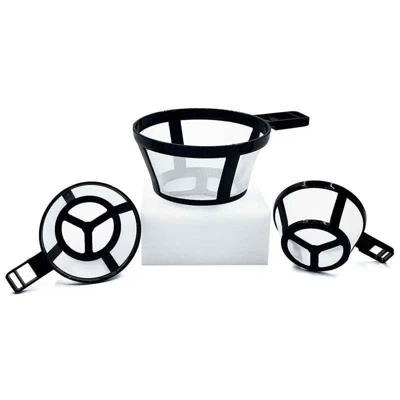 1/3/5/10pcs Reusable Coffee Filter Nylon Coffee Pot Filter Portable Basket Cup Style Environmental Protection Mesh Coffee Tools
