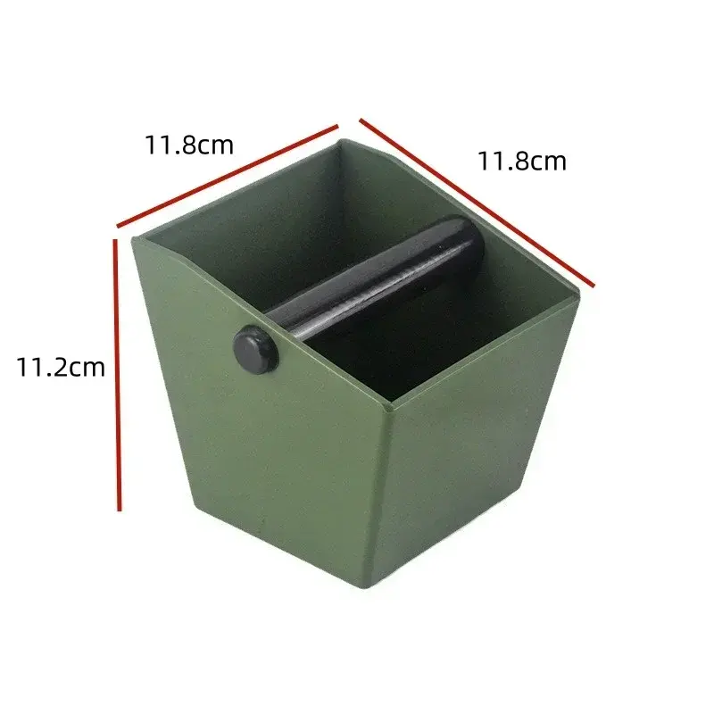 800ml ABS Coffee Knock Box Espresso Dump Bin For Coffee Grounds with Removable Knock Bar Knock Box Baristas Machine Accessories
