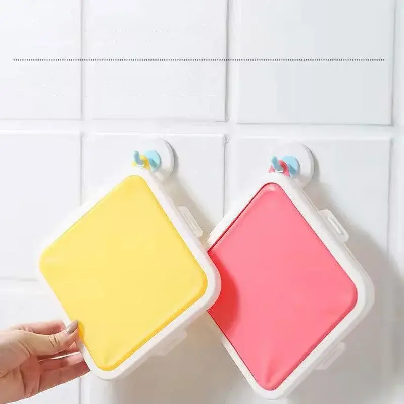 Sandwich Crisper Toast Storage Box Silicone Portable Food Storage Box Can Be Hung To Store Reusable Microwave Lunch Boxes