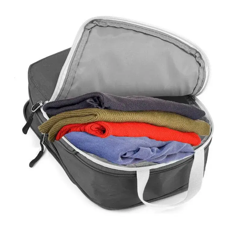 3Pcs Compressible Travel Storage Bag Foldable Waterproof Packing Cubes Travel Suitcase Portable With Handbag Luggage Organizer