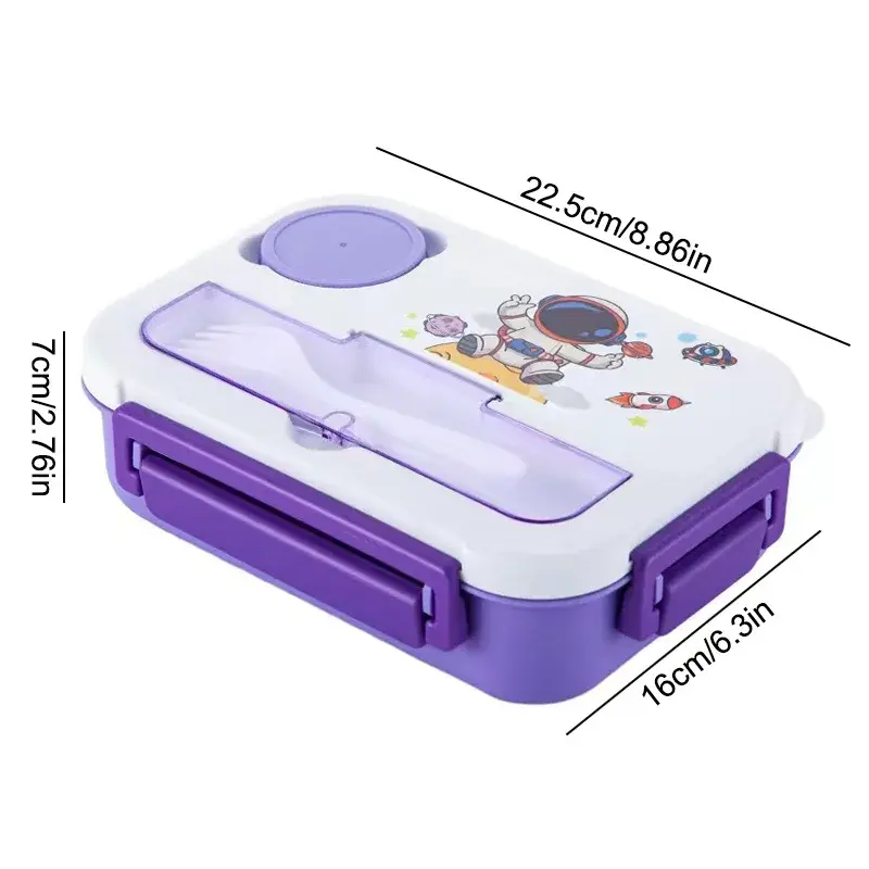 1300ML Bento Lunch Box for Kids Girls Cute Dinosaur Bento Box Sandwich Snack Fruit Box Food Storage Container Microwave Oven
