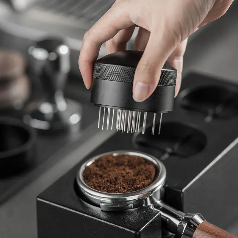 51/53/58mm Coffee Stirring Tamper Espresso Stirrer WDT Distribution Tool Stainless Steel Coffee Powder Stirring Coffee Needle