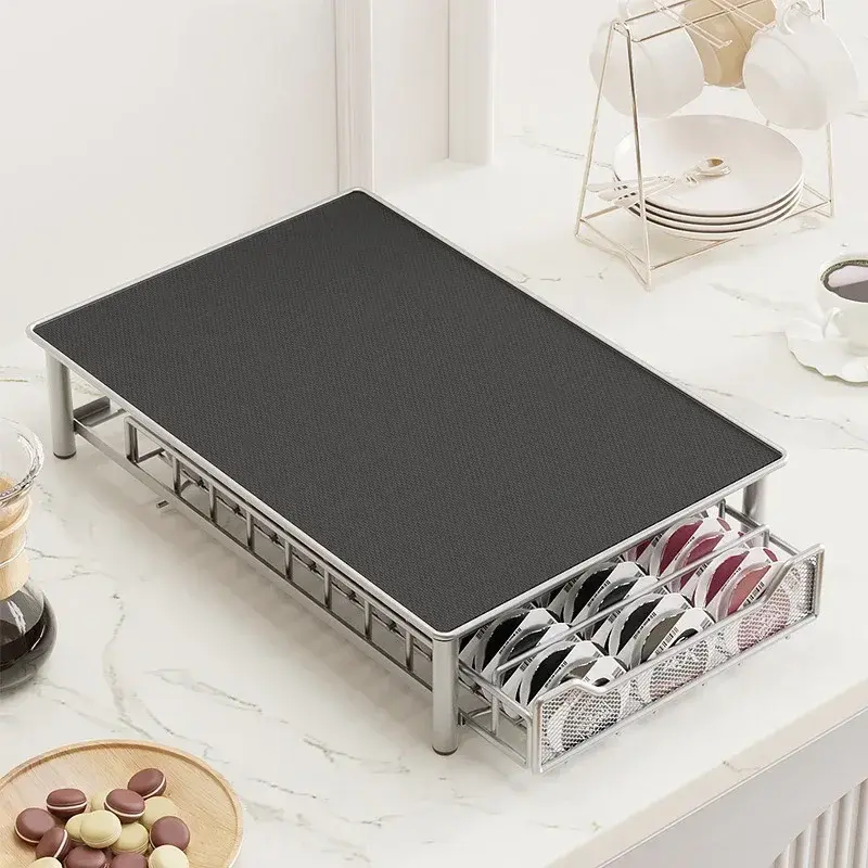 Coffee Capsules Drawer for Tassim  60 Capsules Organizer Coffee Pod Holder Rack Storage Drawer Shelves Coffeeware Accessories