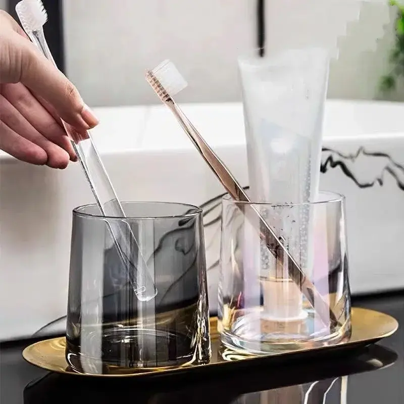 270ml Nordic Style Single Layer Round Glass Mug Multifunctional Water Cup Heat-resistant Milk Coffee Cup Bar Drinkware