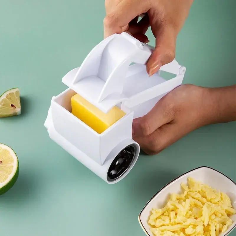 Hand-Cranked Rotating Cheese Grater Multi-functional Cheese Grater Creative Kitchen Cheese Shredder for Kitchen Grater Supplies