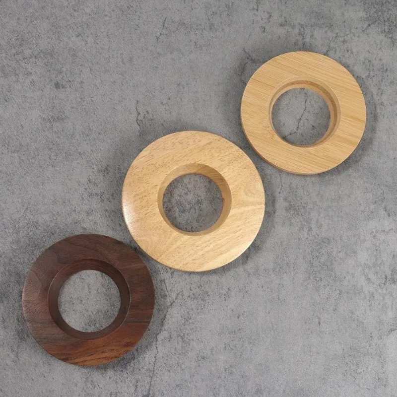 1pcs Coffee Filter Stand Cone Coffee Dripper Holder Rack Pour Over Filter Stand Durable Wooden for Origami Tea Strainer Holder