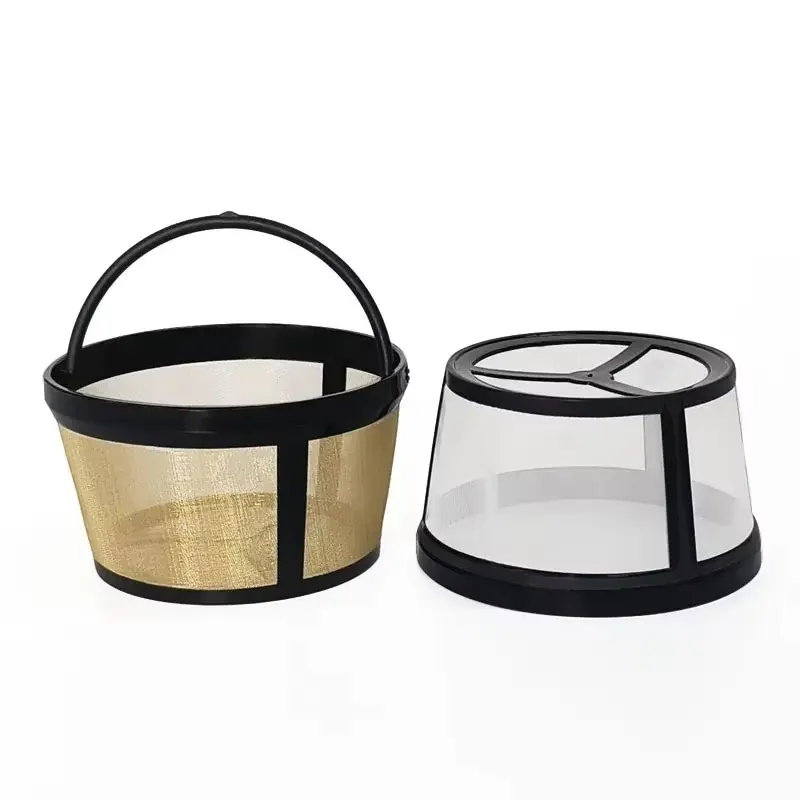 Stainless Steel/Nylon Mesh Coffee Filter Basket Reusable Coffee Filter Portable Tea Espresso Filter Screen Coffee Accessories