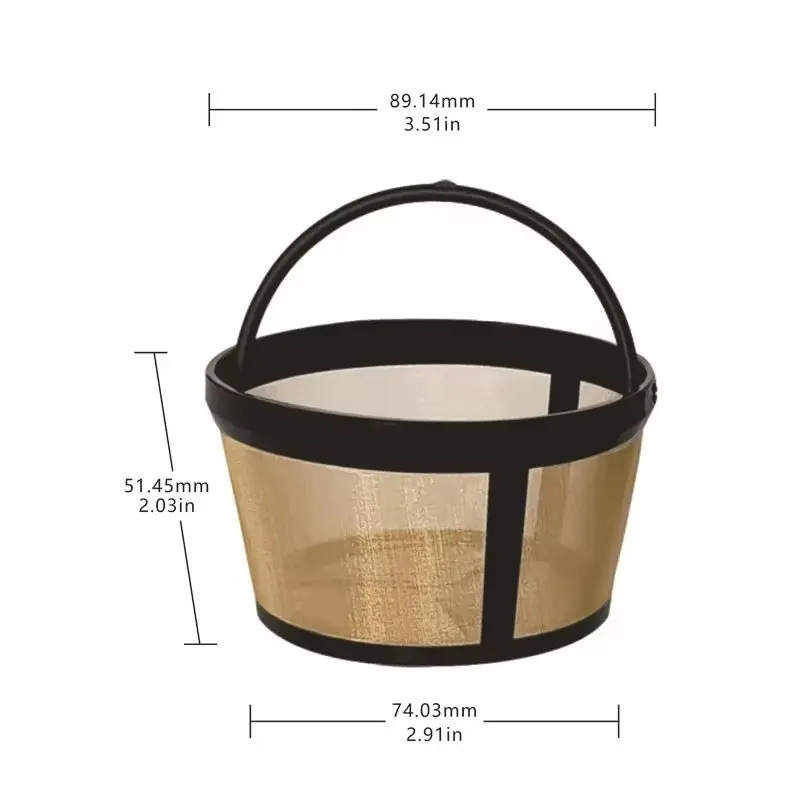 Stainless Steel/Nylon Mesh Coffee Filter Basket Reusable Coffee Filter Portable Tea Espresso Filter Screen Coffee Accessories