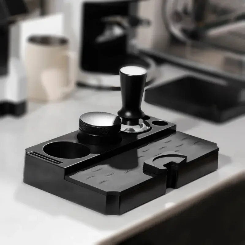 51/53/58mm Coffee Tamper Station Organizer Stand ABS Tamper Portafialter Holder Distributor Puck Screen Storage Base Barista
