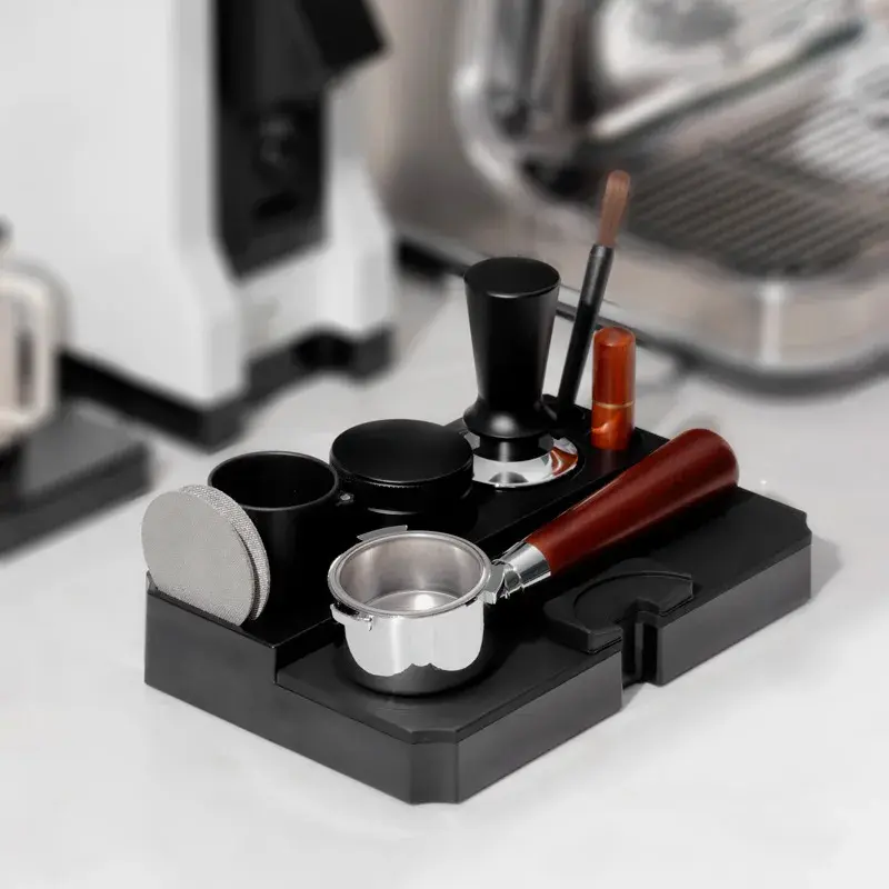 51/53/58mm Coffee Tamper Station Organizer Stand ABS Tamper Portafialter Holder Distributor Puck Screen Storage Base Barista