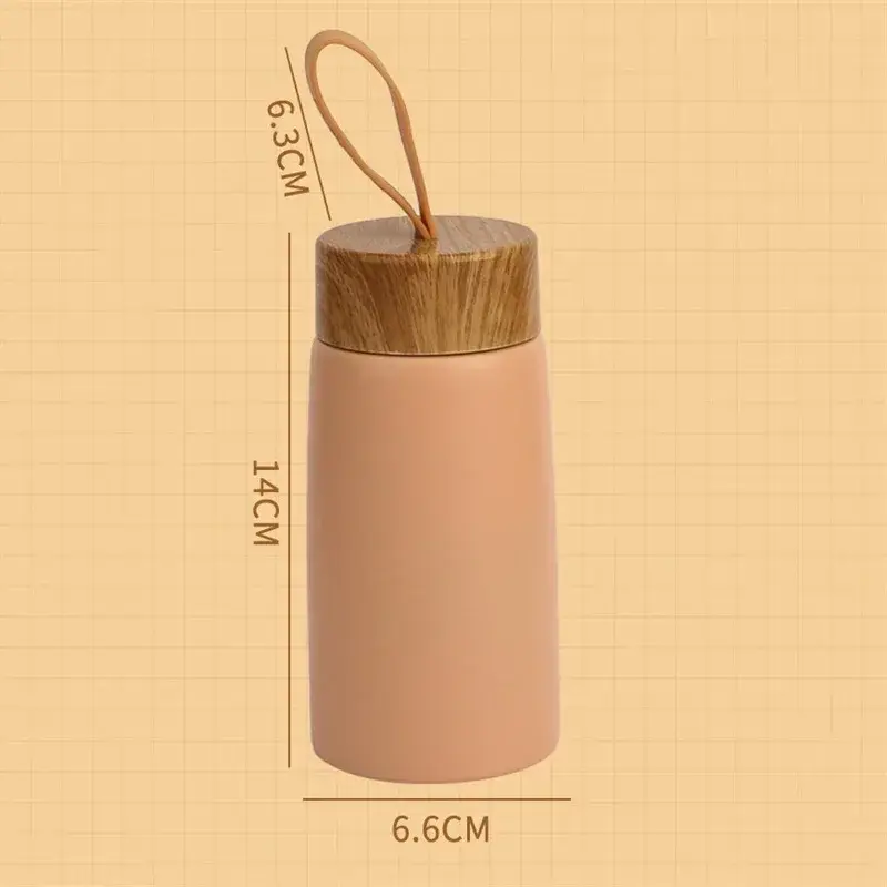 304 Stainless Steel Mini Water Bottle Thermos Vacuum Flask Portable Insulated Coffee Mug Outdoor sports Thermal Cup Travel Mug