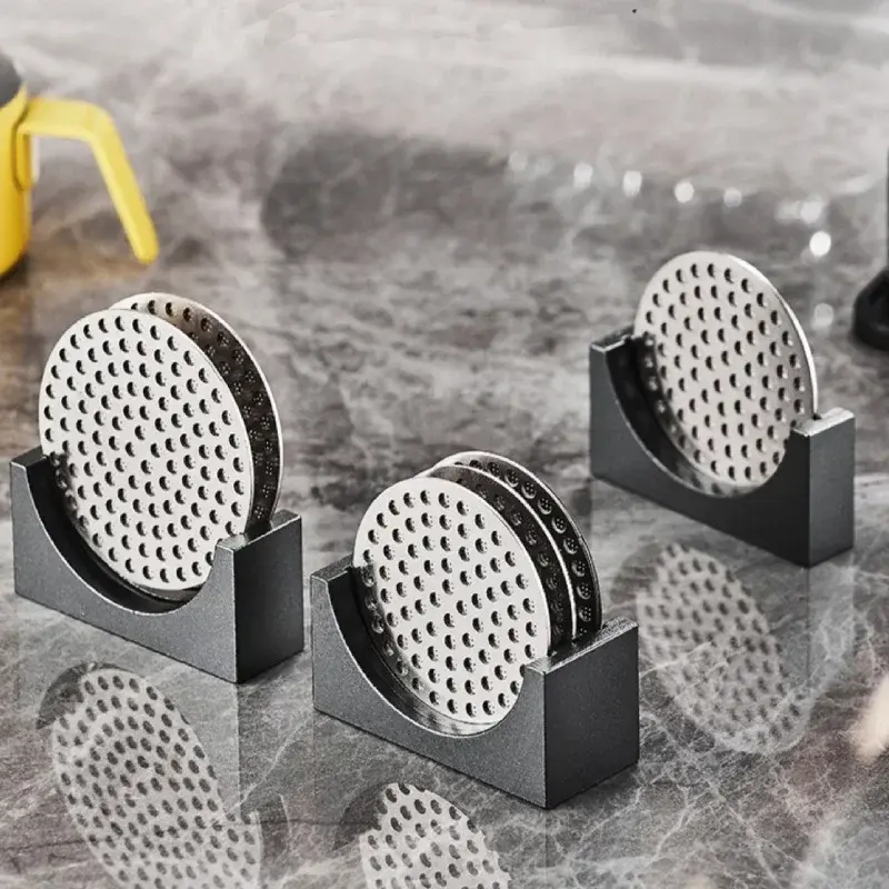 51/53/58mm Coffee Filter Screen Holder Metal Coffee Filter Storage Rack Base for Bar Cafe Espresso Portafilter Accessories