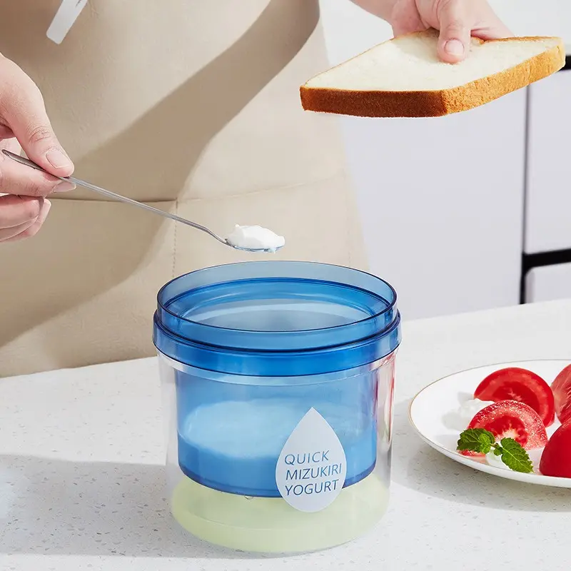 Yogurt Strainer Homemade Yogurt Soymilk Cheese Whey Separator Reusable Draining Fine Mesh Filter For Soy Milk Juice Tea Kitchen