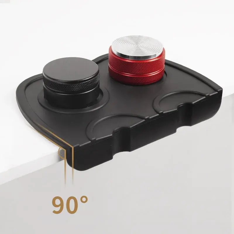 Silicone Coffee Tampers Mat Espresso Tamper Holder Corner Pad For 51MM 54MM 58MM Anti-skid Tamping Station Mat Barista Tool