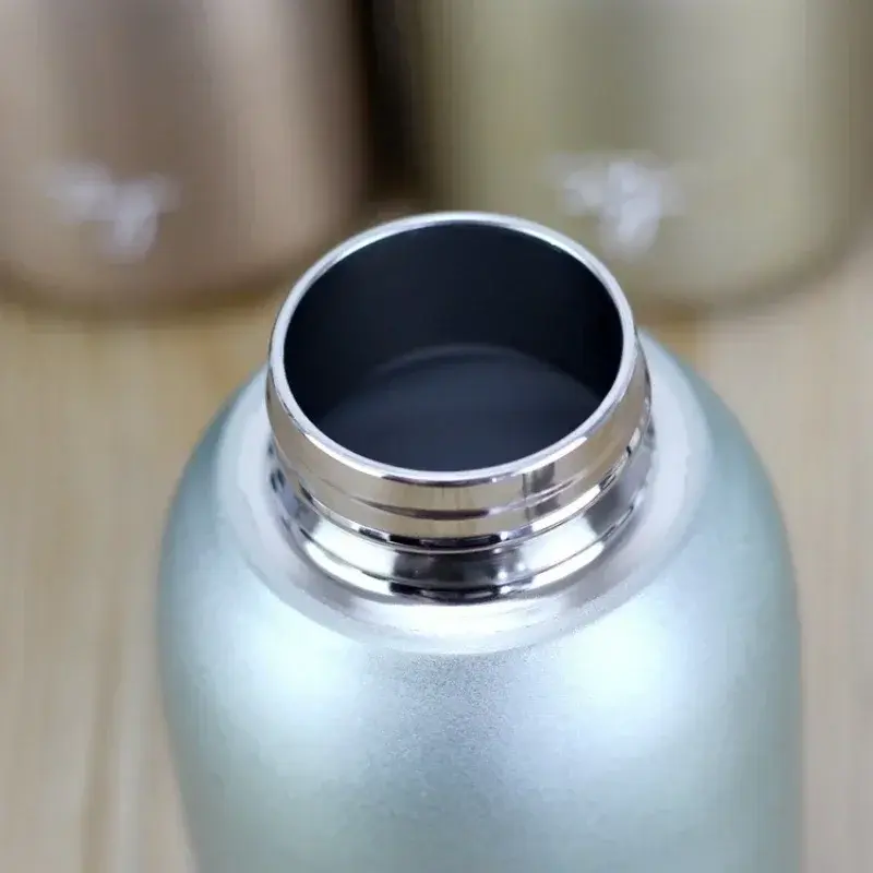 300ml Portable 304 Stainless Steel Liner Thermos cup Fashion Mini Coffee Vacuum Flasks Lovely Travel Water Bottle with Lid Cups