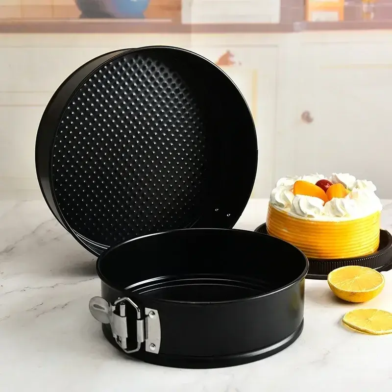 4/7/9/10 Inch Carbon Steel Cakes Molds Round Cake Pan Bakeware Non-Stick Removable Bottom Kitchen Accessories Metal Bake Mould