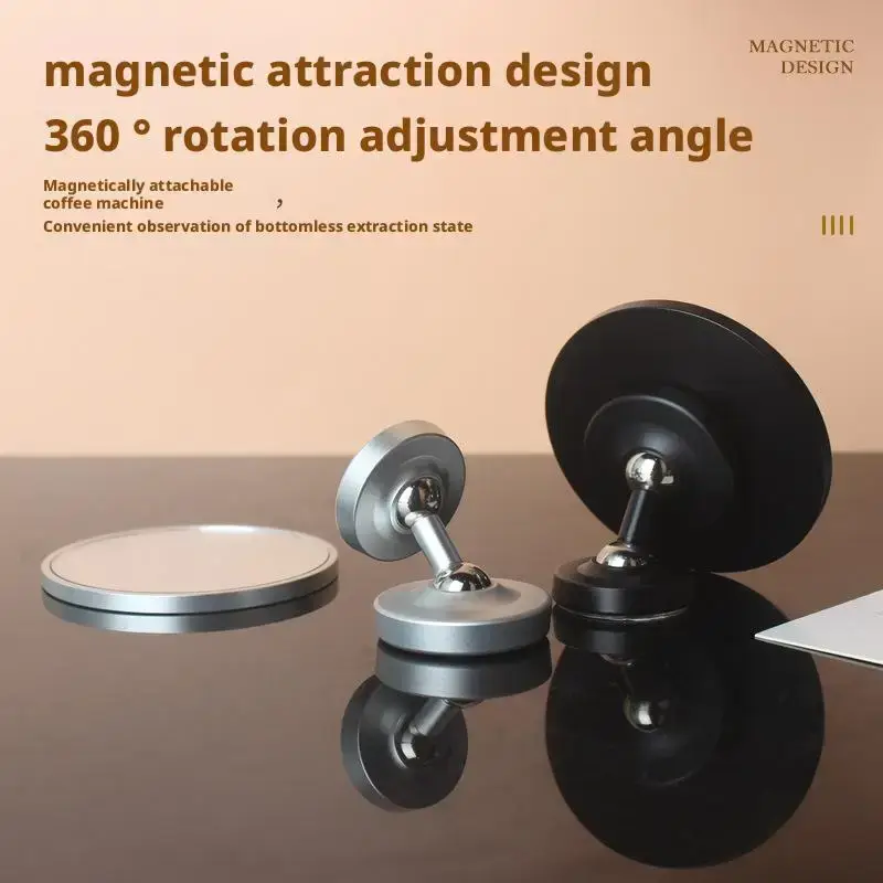 Coffee Extraction Mirror 360° Adjustable Magnetic Espresso Shot Mirror Metal material Reflector For Bottomless Portafilter