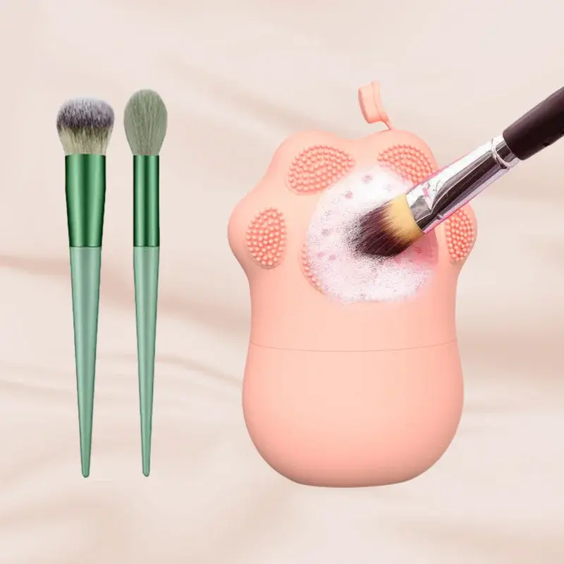 Cute Cat Claw Ice Facial Roller Silicone Ice Trays Eye Face Massager Ice Ball Beauty Skin Care Lifting Contouring Tools