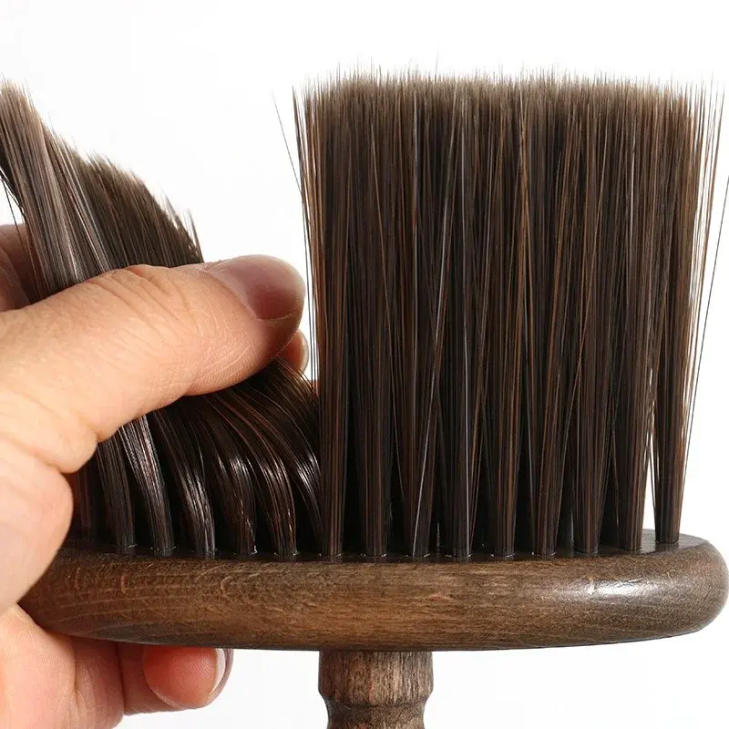 Wooden Handle Coffee Powder Cleaning Brush Countertop Dusting Cleaning Tool Grinder Brush Barista Coffee Grounds Cleaning Brush