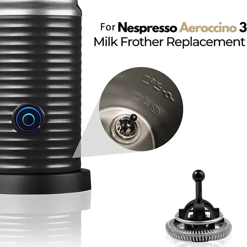 Milk Frother Replacement Parts for for Nespresso Aeroccino 3/4 Reuseable Blender Coffee Maker Spare Parts Frother Accessories