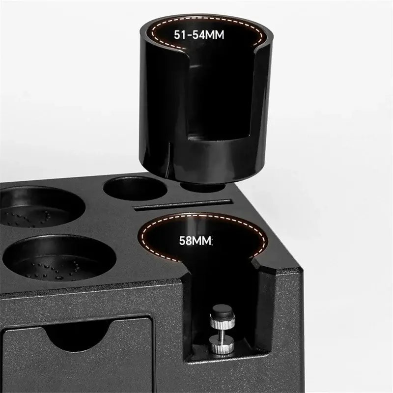 Espresso Tamper Holder Station ABS Coffee Portafialter Holder Organizer Stand for 51-58mm Handles Coffee Accessories Cafe Use
