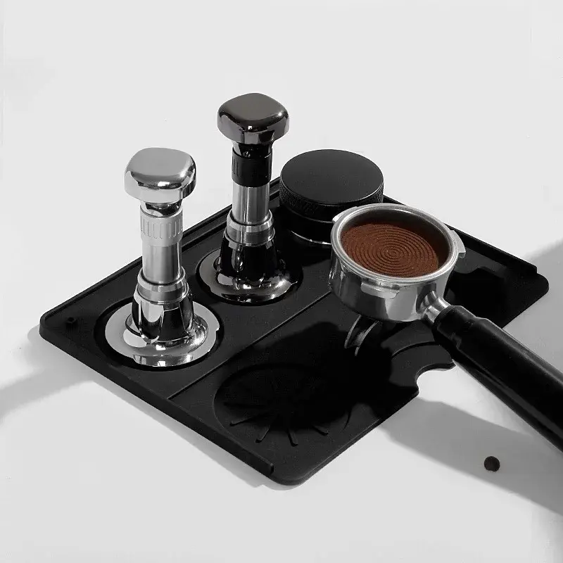 51/53/58mm Coffee Tamper Constant Pressure Calibrated Spring  Coffee Powder Press Threaded Bottom Espresso Distribution Tool
